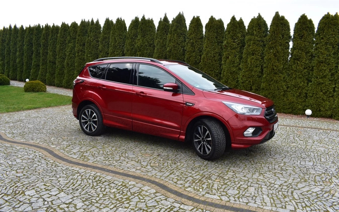 Ford Kuga cena 73500 przebieg: 125321, rok produkcji 2018 z Barcin małe 781